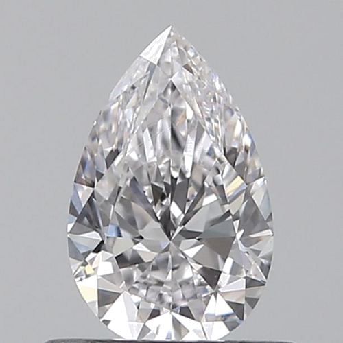 0.5 carat D-VS2 Natūralus Pear Deimantas (1)
