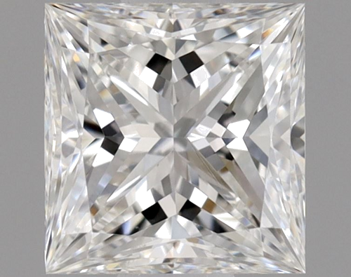 0.5 carat E-VVS1 Natūralus Princess Deimantas (1)