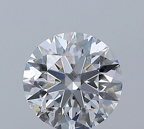 0.52 carat E-SI2 Excellent cut Natūralus Round Deimantas (1)