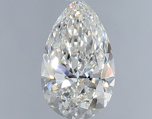 0.71 carat H-VVS2 Natūralus Pear Deimantas (1)