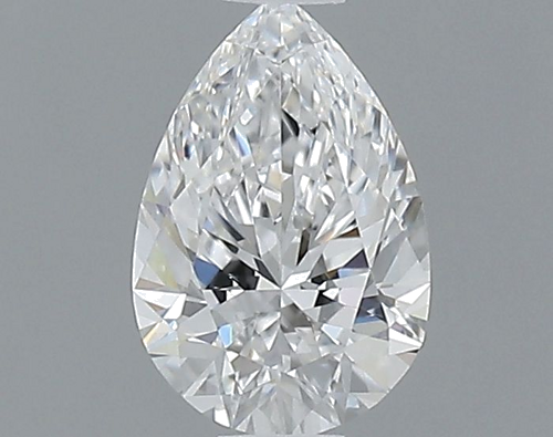 0.5 carat D-VS2 Natūralus Pear Deimantas (1)