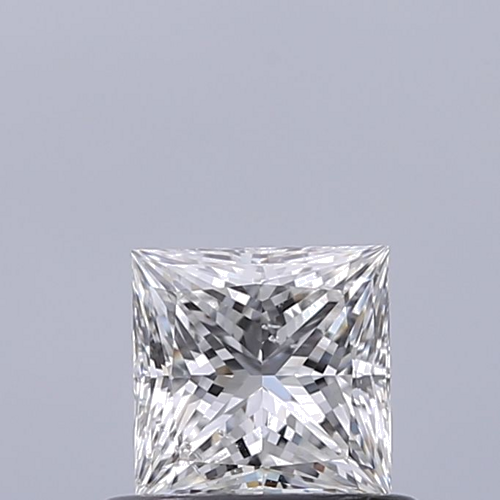 0.52 carat F-SI2 Natūralus Princess Deimantas (1)