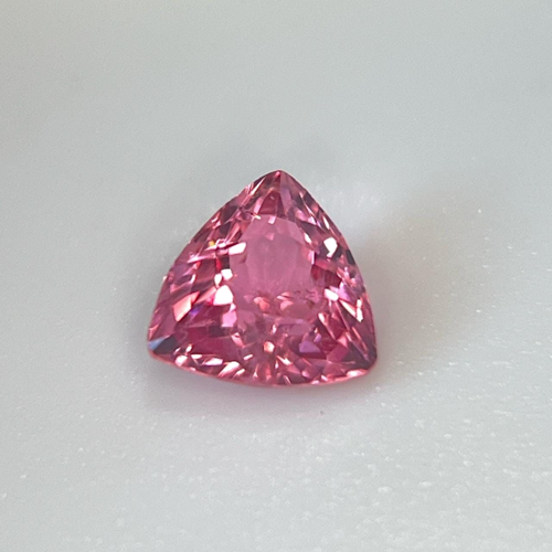0.57 carat PINK Trilliant Tourmaline (1)