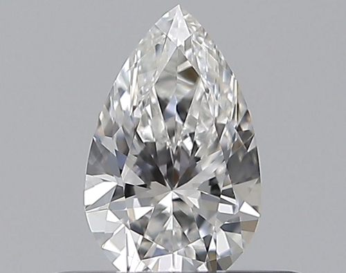 0.3 carat F-VVS1 Natūralus Pear Deimantas (1)