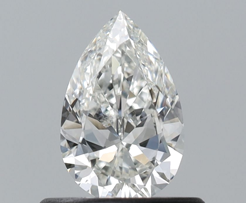 0.5 carat H-VVS2 Natūralus Pear Deimantas (1)