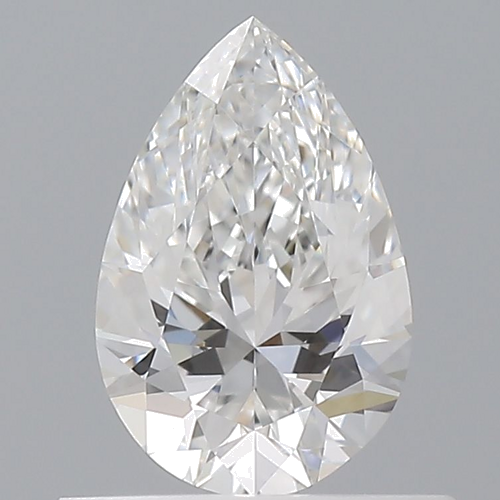 0.52 carat E-VVS2 Natūralus Pear Deimantas (1)