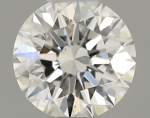 0.53 carat F-SI1 Excellent cut Natūralus Round Deimantas (1)