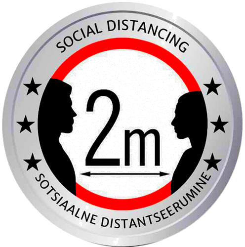 2020 Covid-19 Socialinė distancija medalis (1)