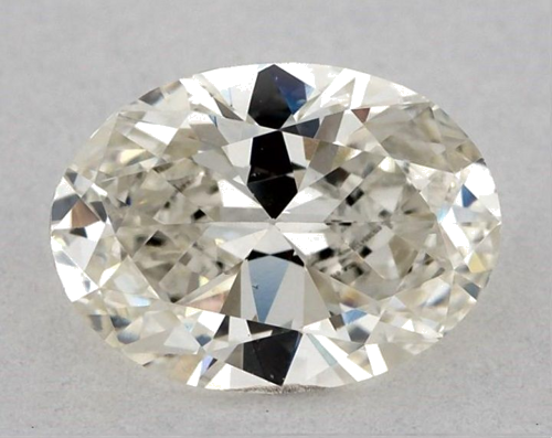 0.78 carat K-SI1 Natūralus Oval Deimantas (1)