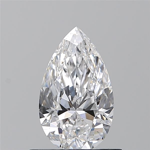 0.7 carat D-VS1 Natūralus Pear Deimantas (1)