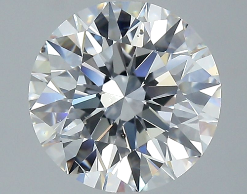 2.76 carat F-SI1 Excellent cut Natūralus Round Deimantas (1)
