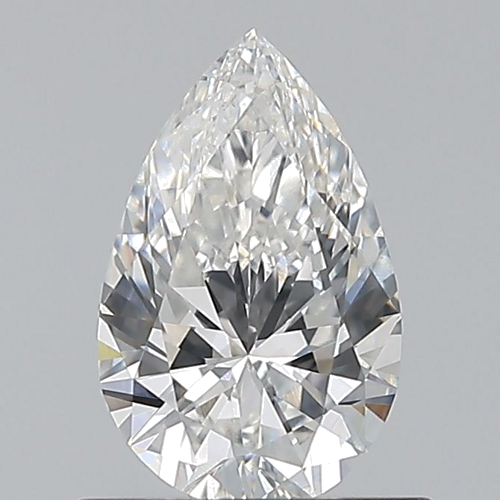 0.7 carat F-VS2 Natūralus Pear Deimantas (1)