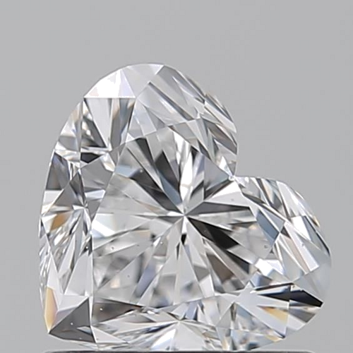 0.9 carat D-VS2 Natūralus Heart Deimantas (1)