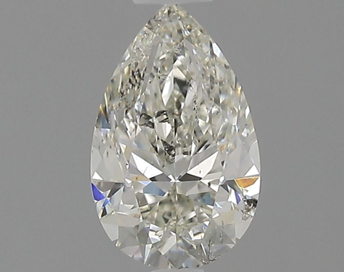 0.9 carat J-SI2 Natūralus Pear Deimantas (1)