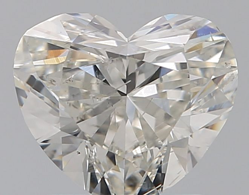 1.0 carat I-SI2 Natūralus Heart Deimantas (1)
