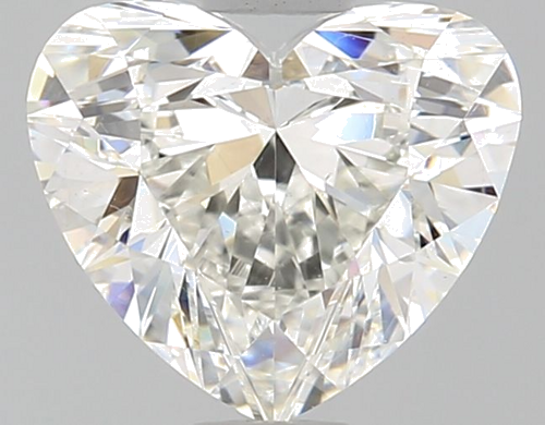 0.91 carat H-SI1 Natūralus Heart Deimantas (1)