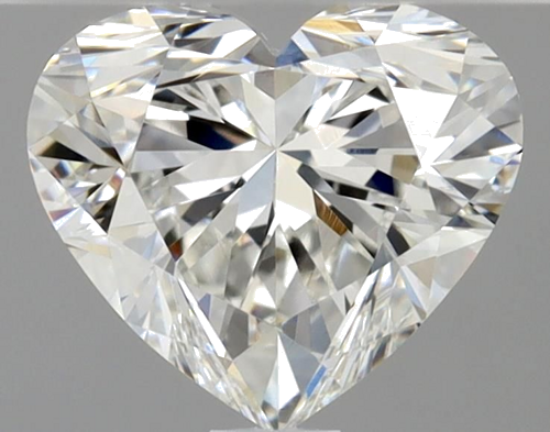 0.93 carat H-VVS1 Natūralus Heart Deimantas (1)