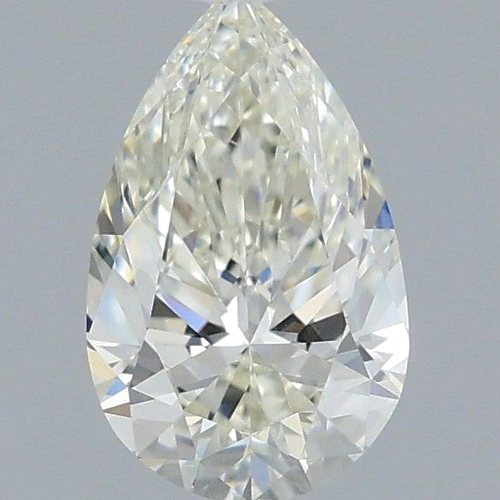 0.6 carat K-VS1 Natūralus Pear Deimantas (1)