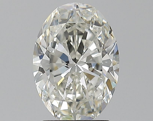 2.0 carat I-SI1 Natūralus Oval Deimantas (1)
