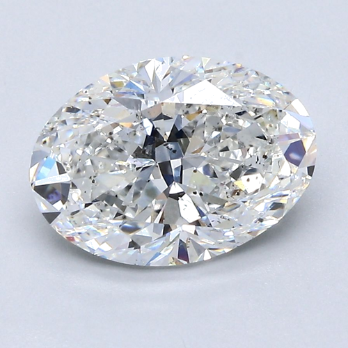 2.51 carat F-SI2 Natūralus Oval Deimantas (1)