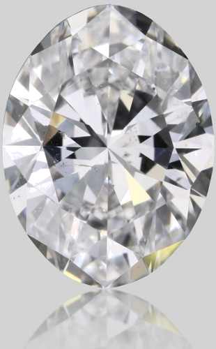 0.7 carat D-SI2 Natūralus Oval Deimantas (1)