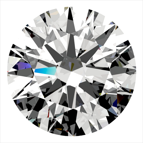0.34 carat I-VVS2 Excellent cut Natūralus Round Deimantas (1)