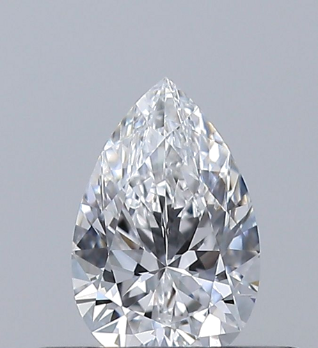 0.31 carat D-IF Natūralus Pear Deimantas (1)