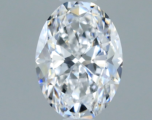 0.4 carat D-VVS2 Natūralus Oval Deimantas (1)