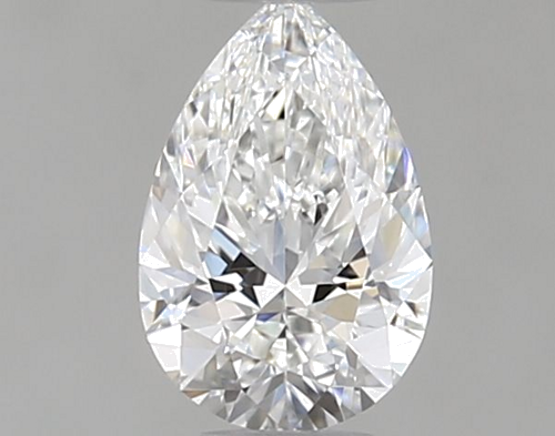 0.32 carat F-VVS1 Natūralus Pear Deimantas (1)