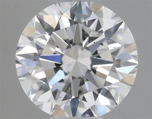 0.46 carat F-SI1 Excellent cut Natūralus Round Deimantas (1)