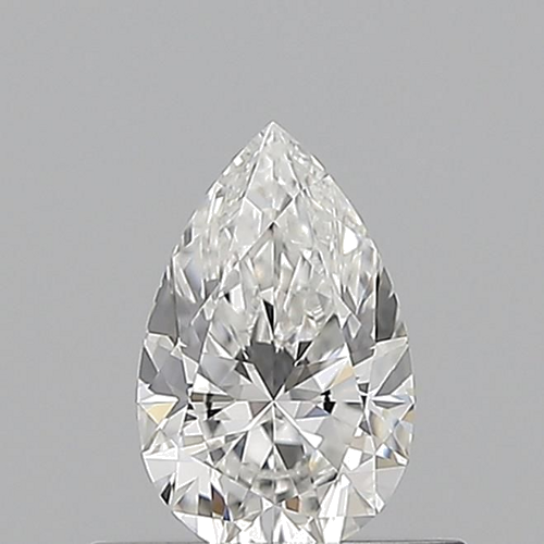 0.5 carat F-VS1 Natūralus Pear Deimantas (1)
