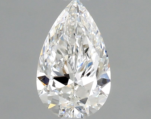 0.51 carat F-VS1 Natūralus Pear Deimantas (1)