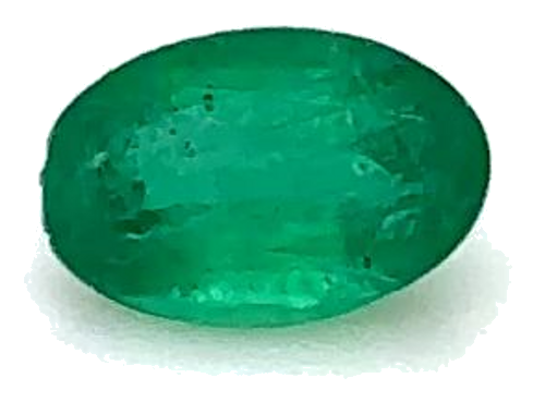 0.41 carat GREEN Oval Smaragdas (1)