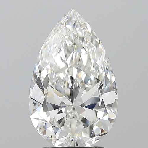 3.01 carat G-VVS1 Natūralus Pear Deimantas (1)