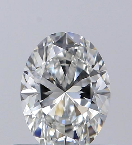 0.5 carat H-VVS2 Natūralus Oval Deimantas (1)