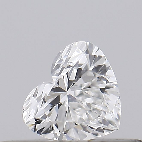 0.24 carat F-SI2 Natūralus Heart Deimantas (1)