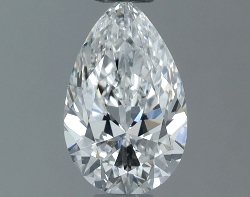 0.61 carat F-VS2 Natūralus Pear Deimantas (1)