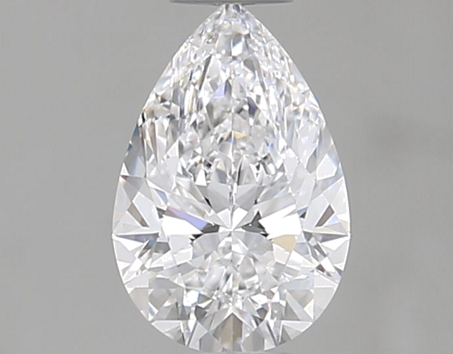 0.5 carat D-VVS1 Natūralus Pear Deimantas (1)