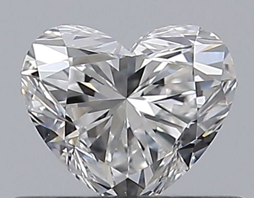 0.41 carat F-IF Natūralus Heart Deimantas (1)