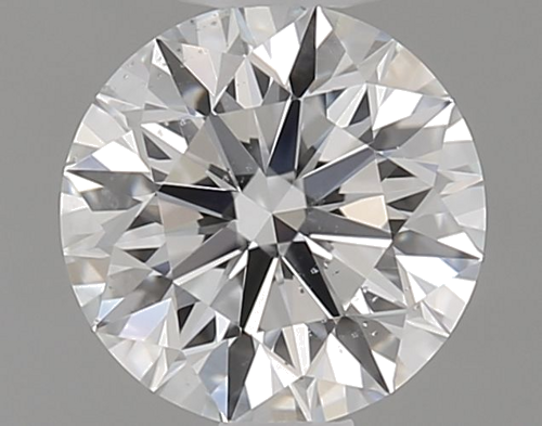 0.58 carat F-SI1 Excellent cut Natūralus Round Deimantas (1)