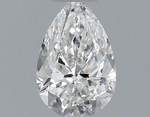 0.32 carat F-SI1 Natūralus Pear Deimantas (1)