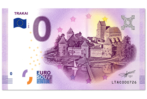 Trakai Suvenyrinis 0€ banknotas (1)