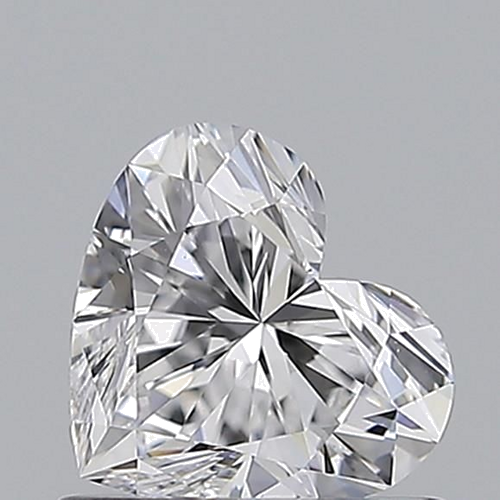 0.7 carat D-VS1 Natūralus Heart Deimantas (1)