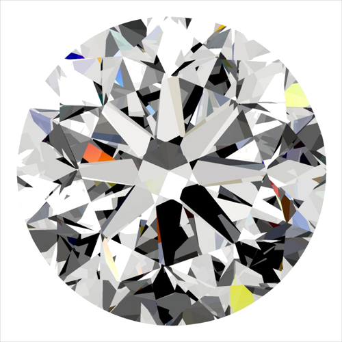 0.3 carat E-VS1 GD cut Natūralus Round Deimantas (1)