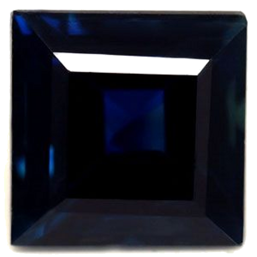 0.92 carat BLUE Square Safyras (1)