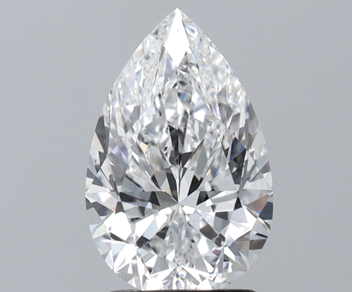 2.0 carat E-SI1 Natūralus Pear Deimantas (1)