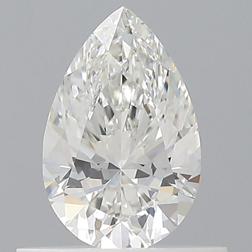 0.5 carat H-VVS1 Natūralus Pear Deimantas (1)