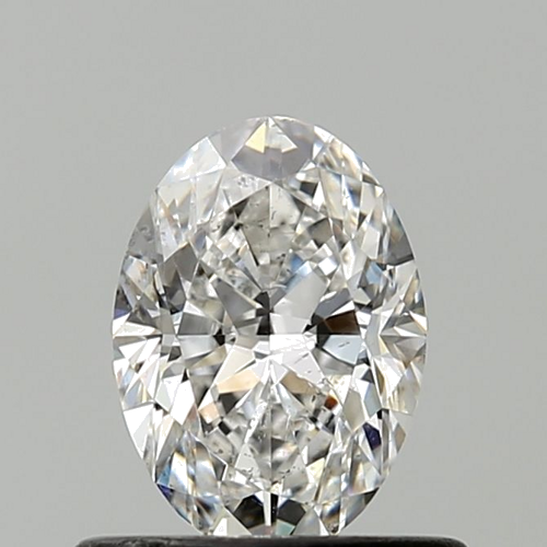 0.61 carat E-SI2 Natūralus Oval Deimantas (1)
