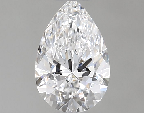 0.38 carat D-VS1 Natūralus Pear Deimantas (1)