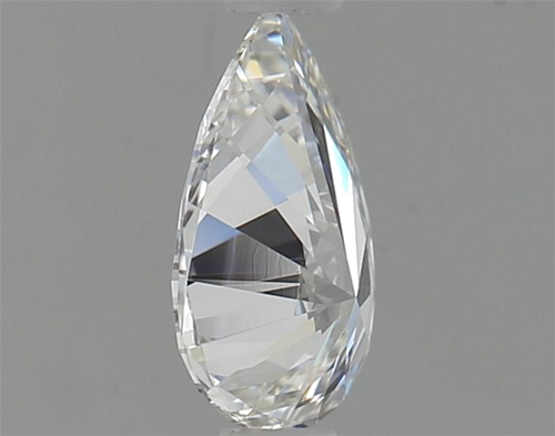 0.5 carat F-VVS1 Natūralus Pear Deimantas (1)